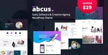 Abcus App & SaaS Startup WordPress Theme