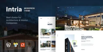 Intria Architecture and Interior WordPress Theme