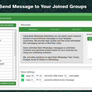 Bulk WhatsApp Sender Software – Lifetime Key Activated